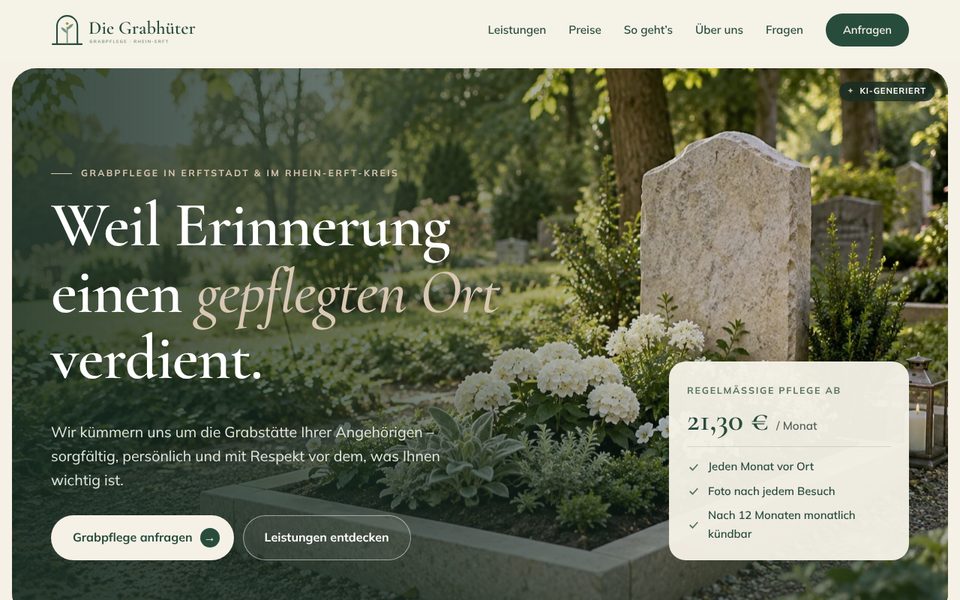 Vorschau der Webseite Die Grabhüter